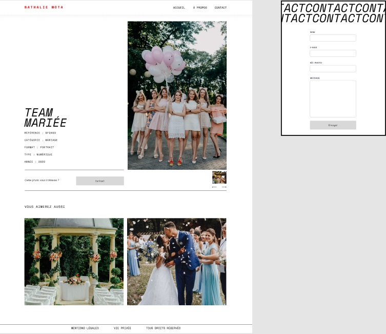 Le site final